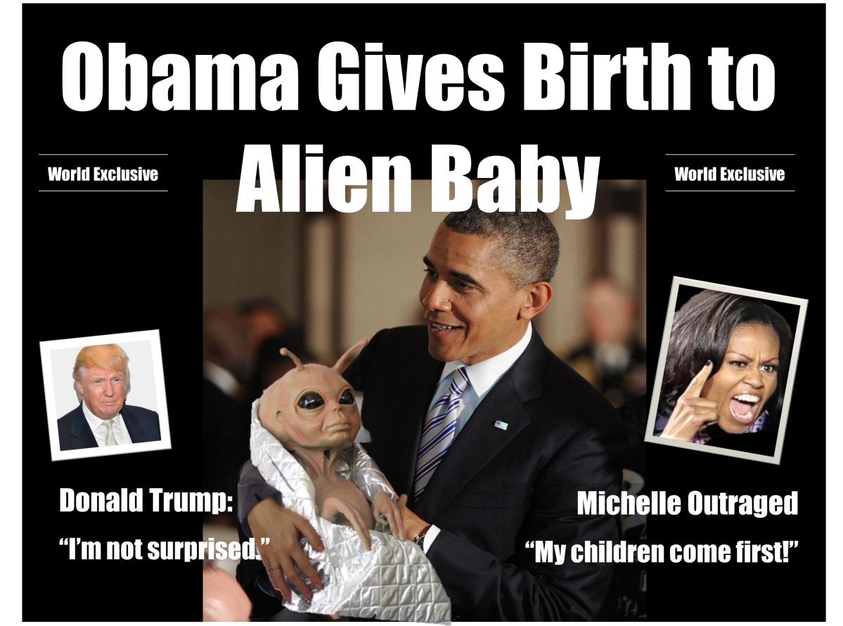 Obama Gives Birth to Alien Baby | Small Winged Potatoes